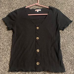 black button shirt